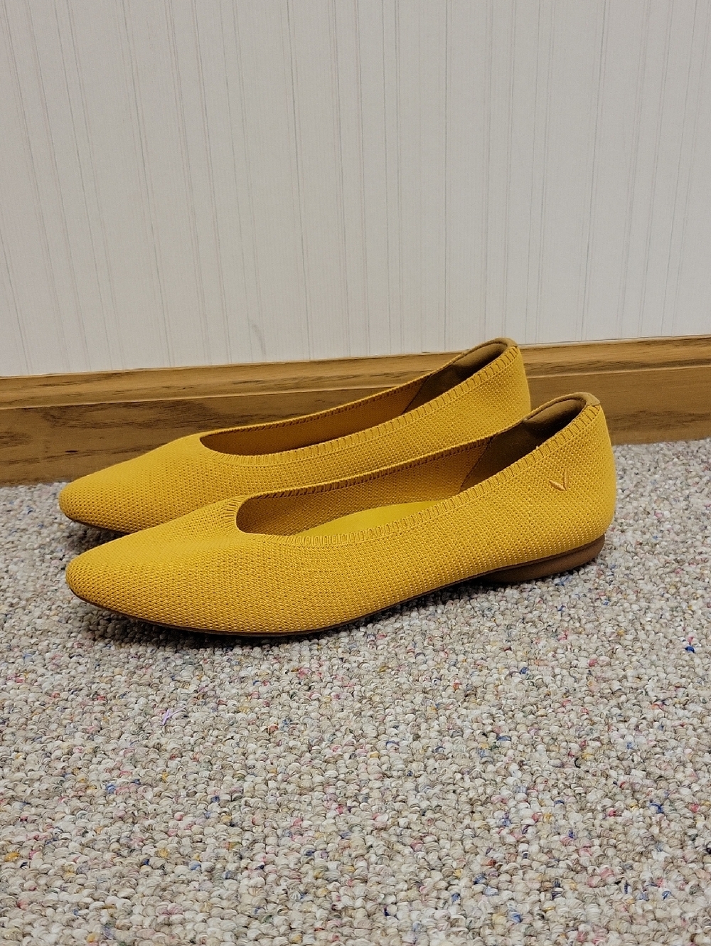 Vivaia Aria Cloudwalker Knit Round Toe Ballet Flats  Sz 41.5 (US 10). Office - Picture 2 of 8